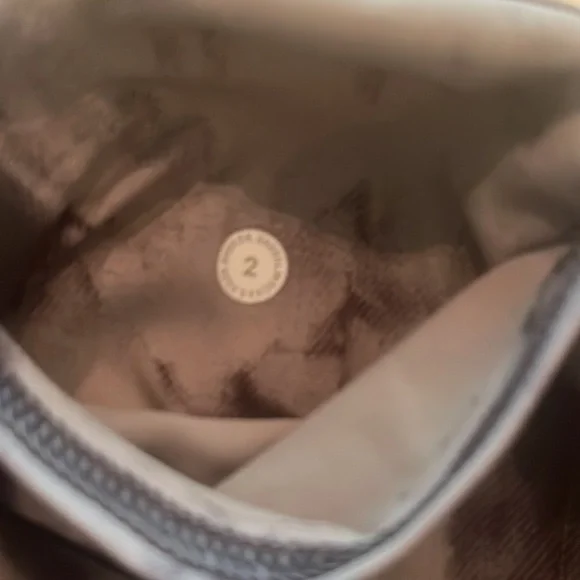 Lululemon Fast and Free Tight 25” Game Day Dark Chrome Black Multi - Picture 5 of 5